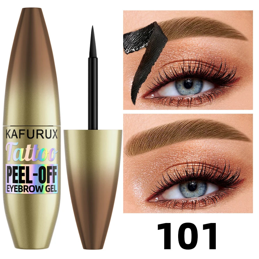 5 Easy Peel Off Eyebrow Gel Cream Types Waterproof Smudge-proof Sweat Zpaxo 101