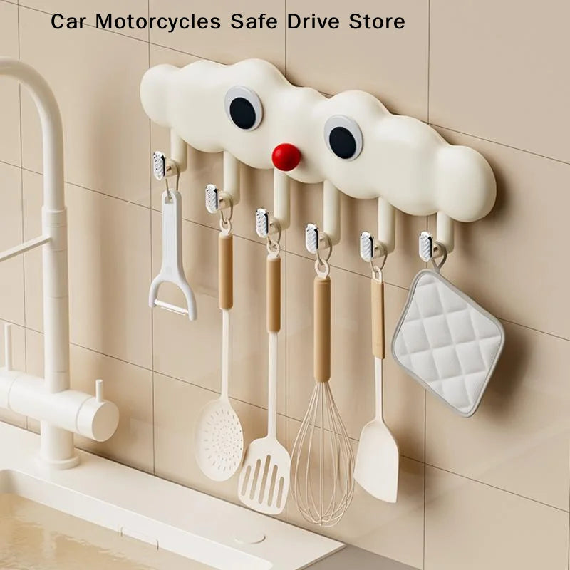 MCute Cloud-shaped Over-the-door Clothes Hanger Multipurpose