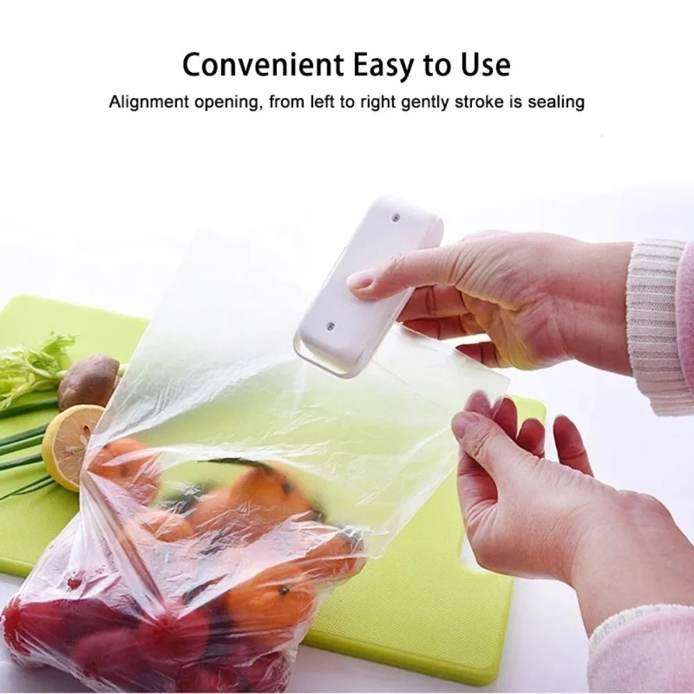 Portable Mini Heat Sealer Plastic Bags Snack Food Bag Sealing Machine