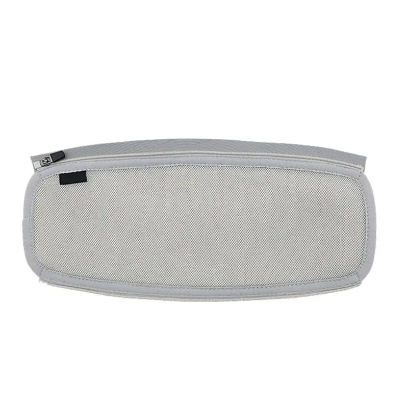 652F Headphone Headband Sleeve For KrakenV4 Headsets Comfortable Fit Quality Fabric Guard With Smooth Opening Zippers Zpaxo Silver CN