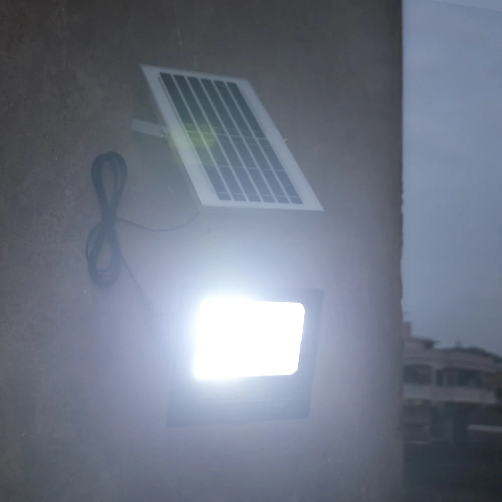 Brightness 50W Solar Street Light Outdoor Flood Remote Reflector Zpaxo