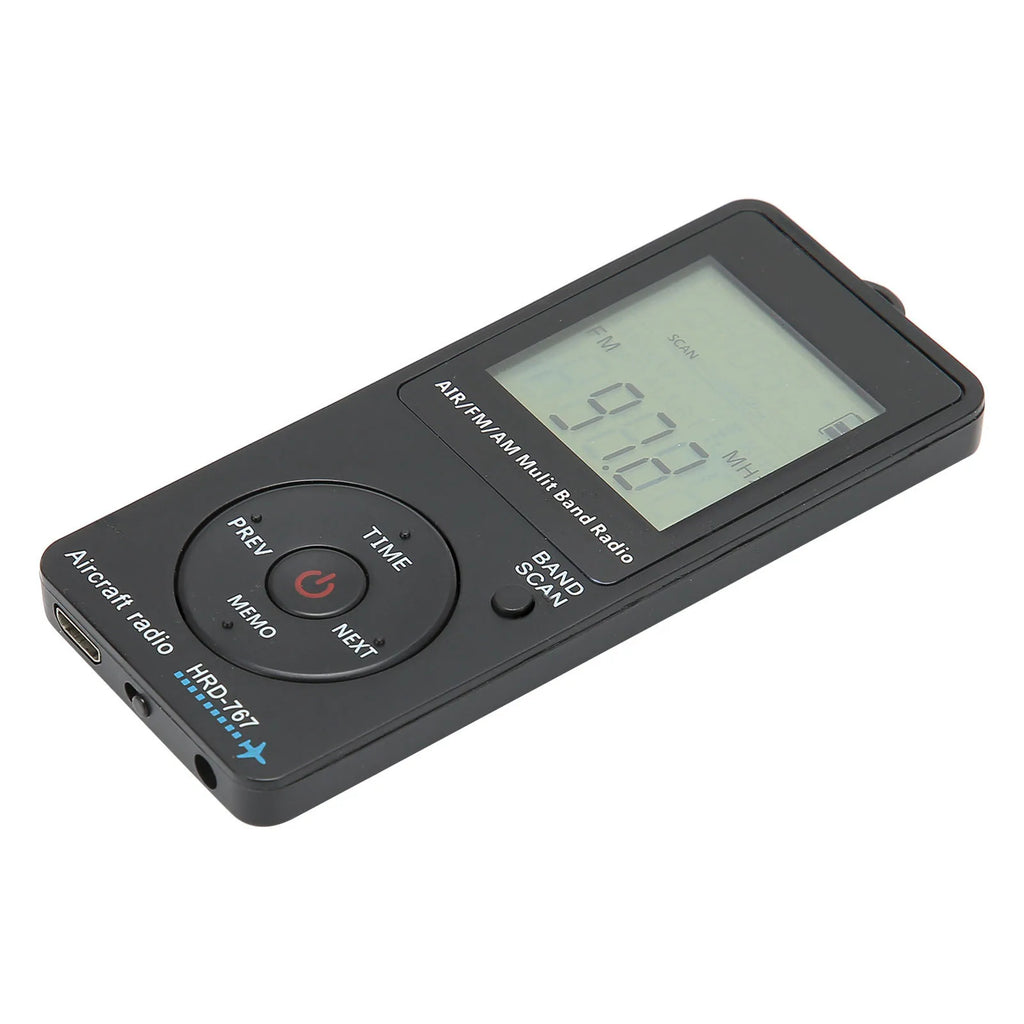 HRD 767 Portable Radio Aircraft Band Automatic Power Off FM AM AIR