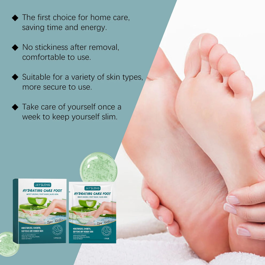 Aloe Vera Exfoliating Foot Mask – Callus & Dead Skin Remover Exfoliating Foot Mask Zpaxo