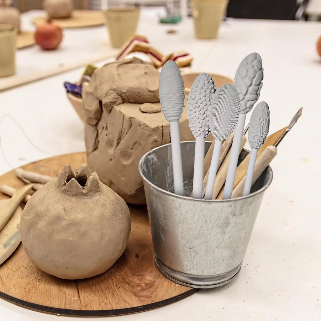 Clay Texture Tools Sets Embossing Sculpting Pottery Hand-building
