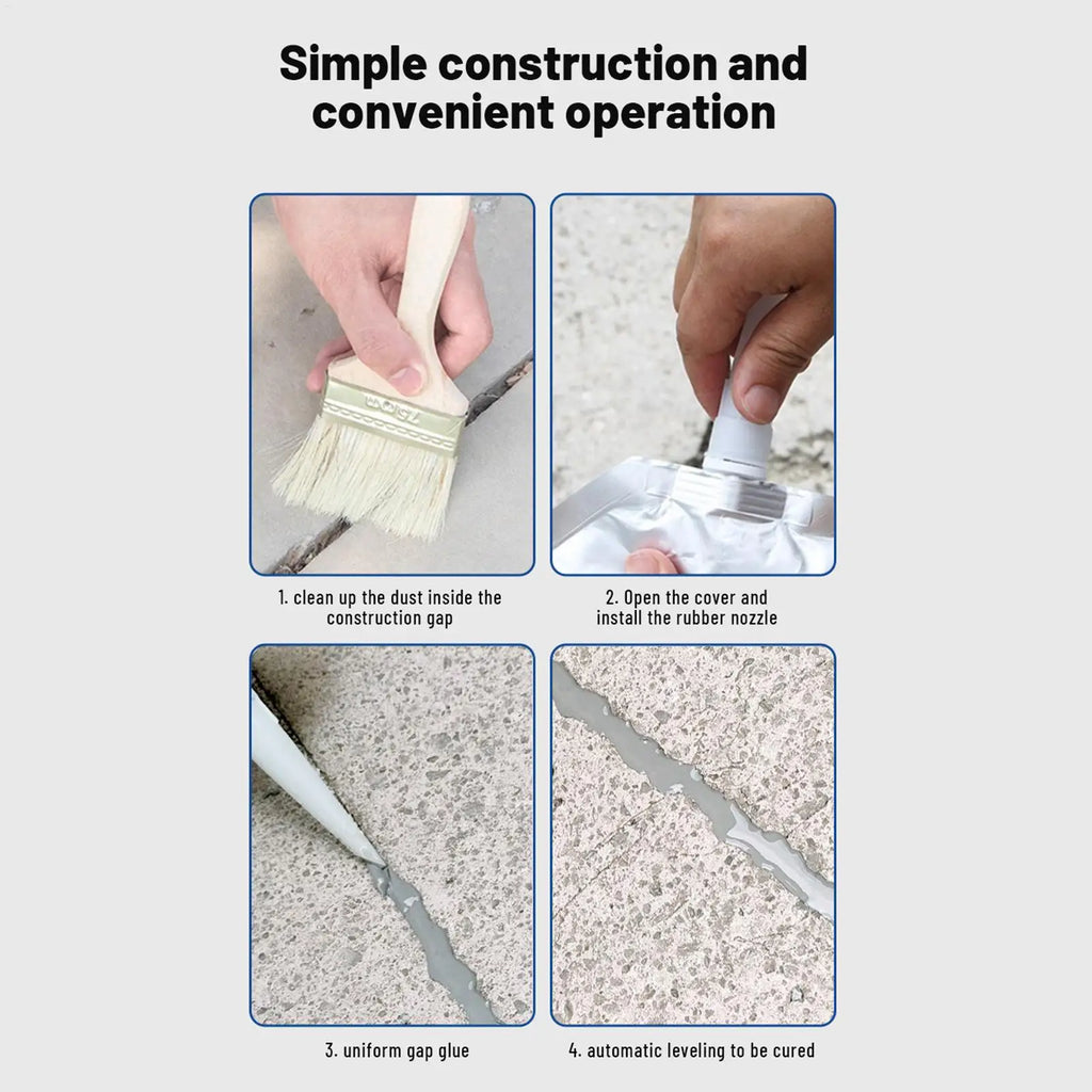 Grouting Adhesive Heavy Duty Concrete Crack Filler Sealant Waterproof