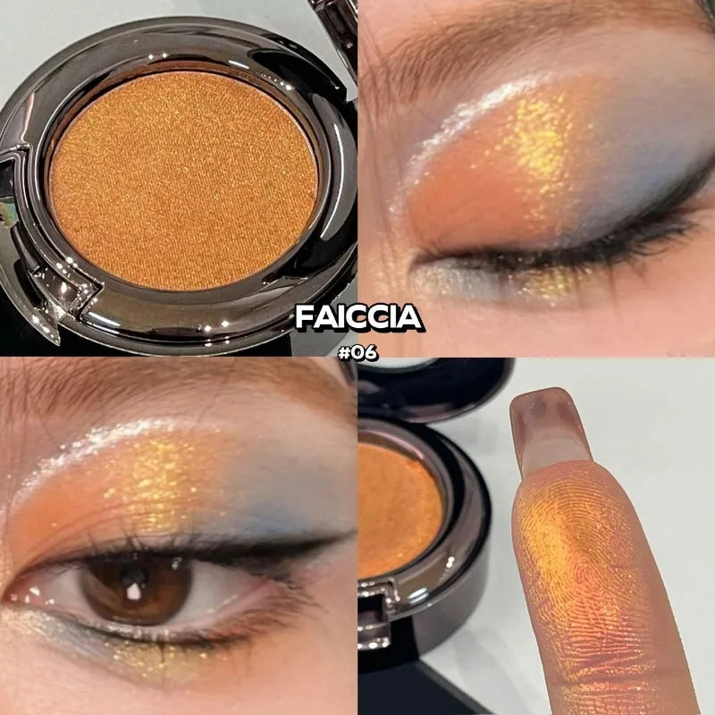 Metallic Glitter Eyeshadow Cream Chameleon Butterfly Green Shimmer Zpaxo 06 special edition