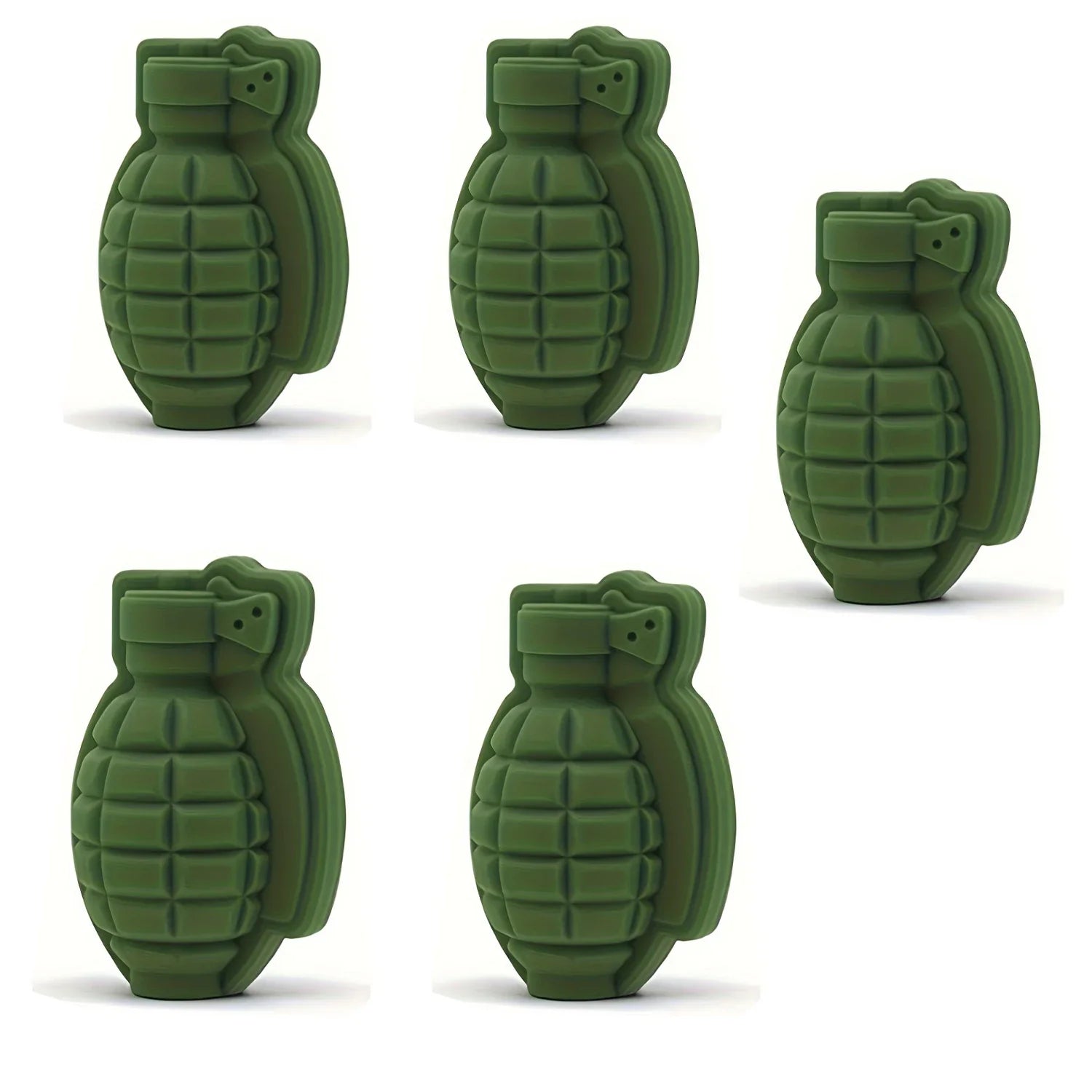 1 Grenade Shape Ice Cube Mold Food Grade Silicone Easy Release