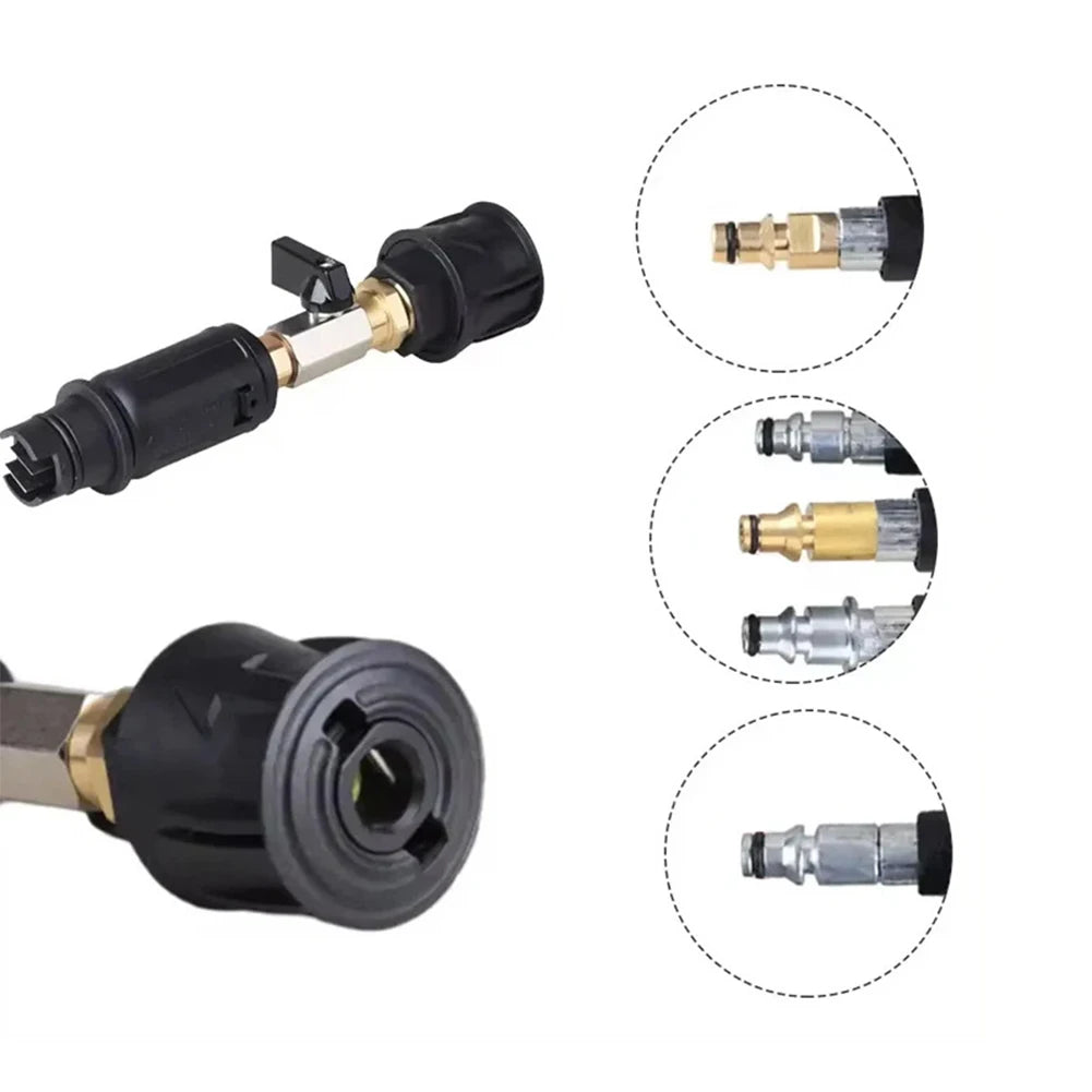High Pressure Washer Nozzle with Safe Lock Angle Adjustable Washer Nozzle Duckbill Water Gun Sprayer for Car Washing Zpaxo