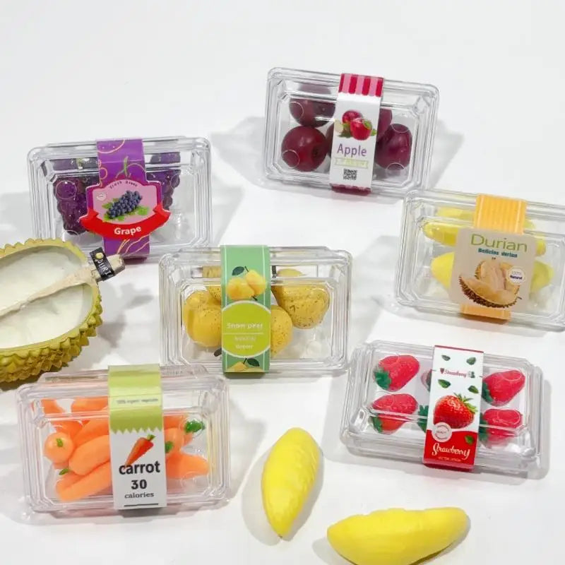 Dollhouse Miniature Food Supermarket Vegetable Fruit 1 6 Scale Clear Zpaxo