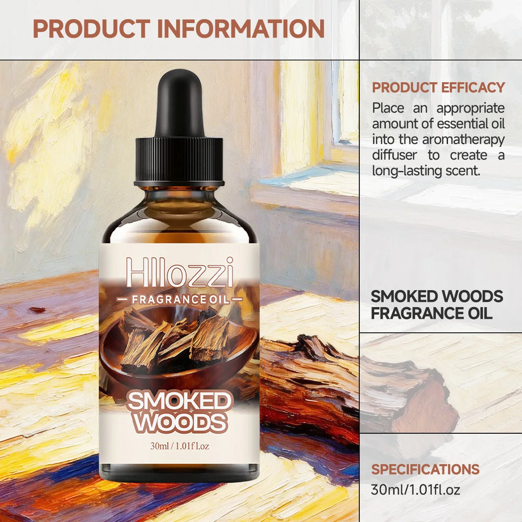 Smoked Woods Essential Oils Fresh Pleasant Aroma Making Them Suitable Zpaxo