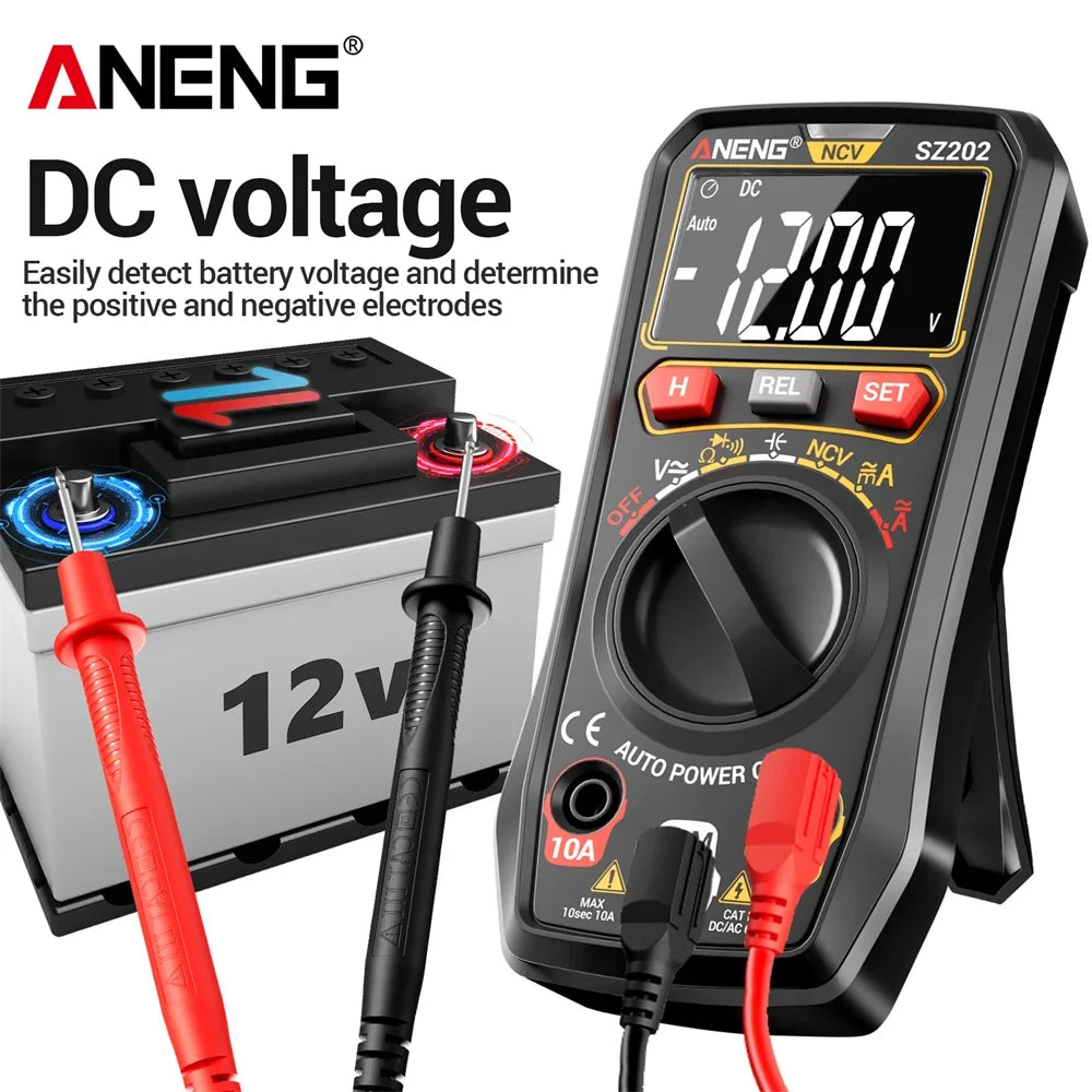 ANENG SZ202 Digital Multimeters Voltage Tester 10A Current Meter