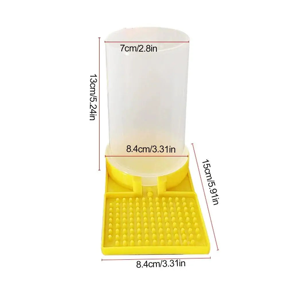 Plastic Bee Feeder – Honey Bee Water & Syrup Drinker Tool Bee Feeder Zpaxo