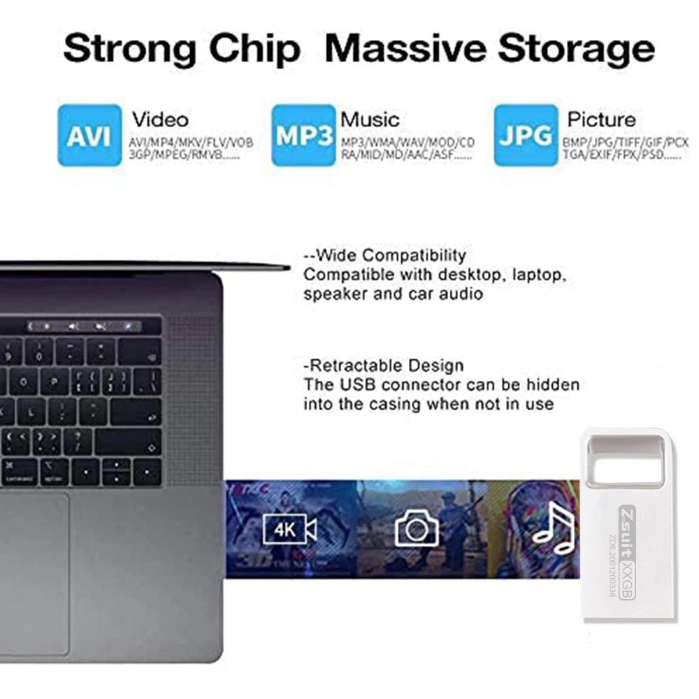 Zsuit 10Pcs/lot 128G 3.0 USB Flash Drive 64GB Pendrive 32GB Real Capacity Waterproof Flash Disk 16GB U Disk Storage Memory Stick Zpaxo