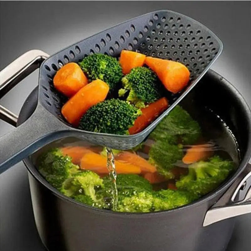 1Pcs Strainer Spoon Large Funnel Fried Food Strainer Vegetable Food Water Filter Portable Home Kitchen Cooking Tools Zpaxo