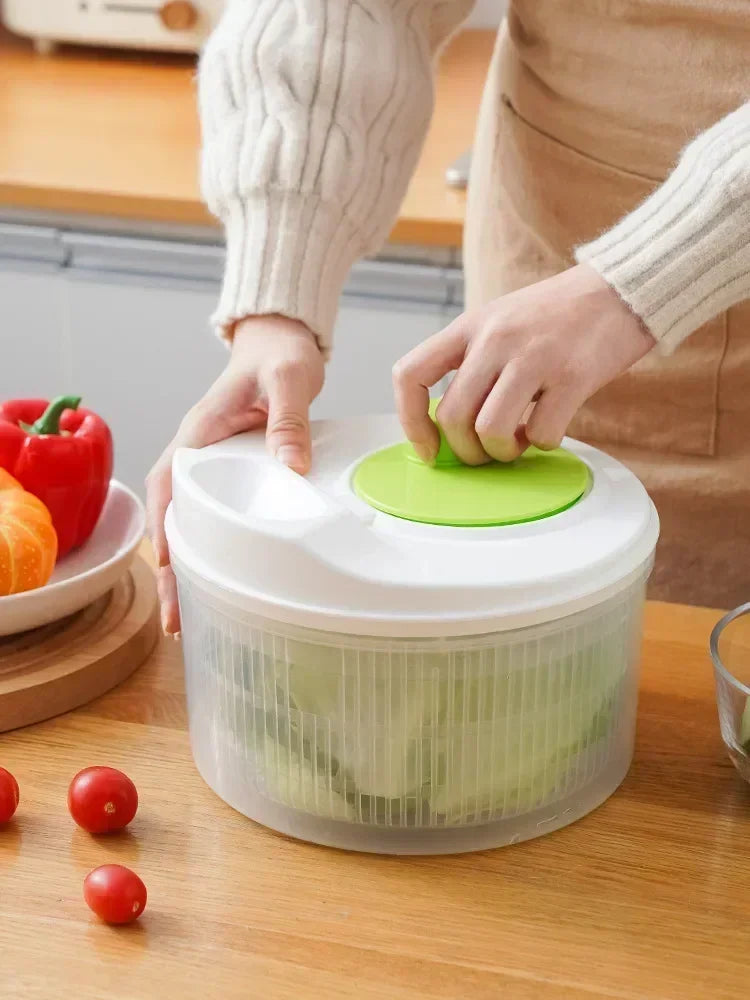 Hot Household Food Grade Vegetable Dehydrator, Kitchen Vegetable Washing and Draining Basin, Fruit and Vegetable Draining Tool Zpaxo