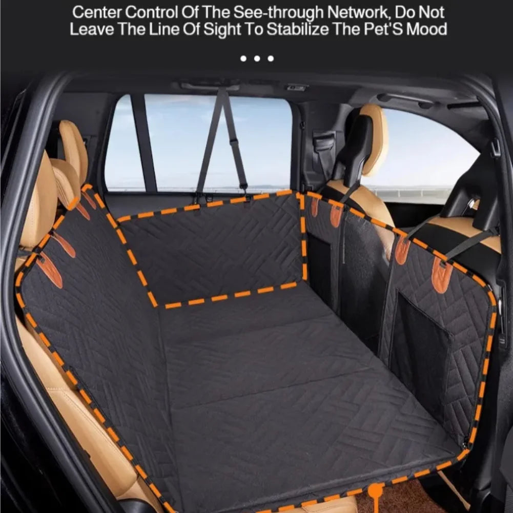Removable Car Mat Hardboard Extension Dog Kennel Waterproof Scratch Proof Car Pet Hammock Rear Seat Travel Mat Dog Seat Cover Zpaxo