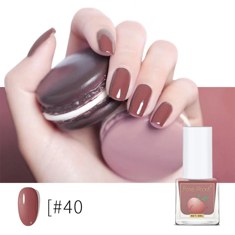 Water-based Peel-off Nail Polish No UV Lamp Needed Long-lasting