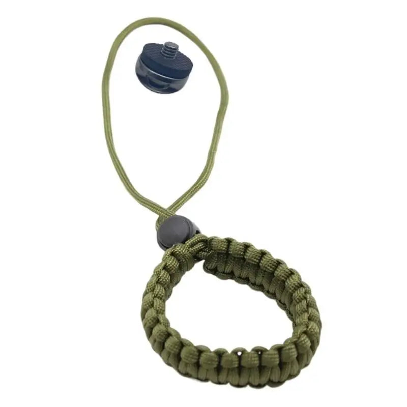 Universal Anti Loss Wrist Strap Cameras Gimbals 1 Screw Thread Nylon Zpaxo dark green CN