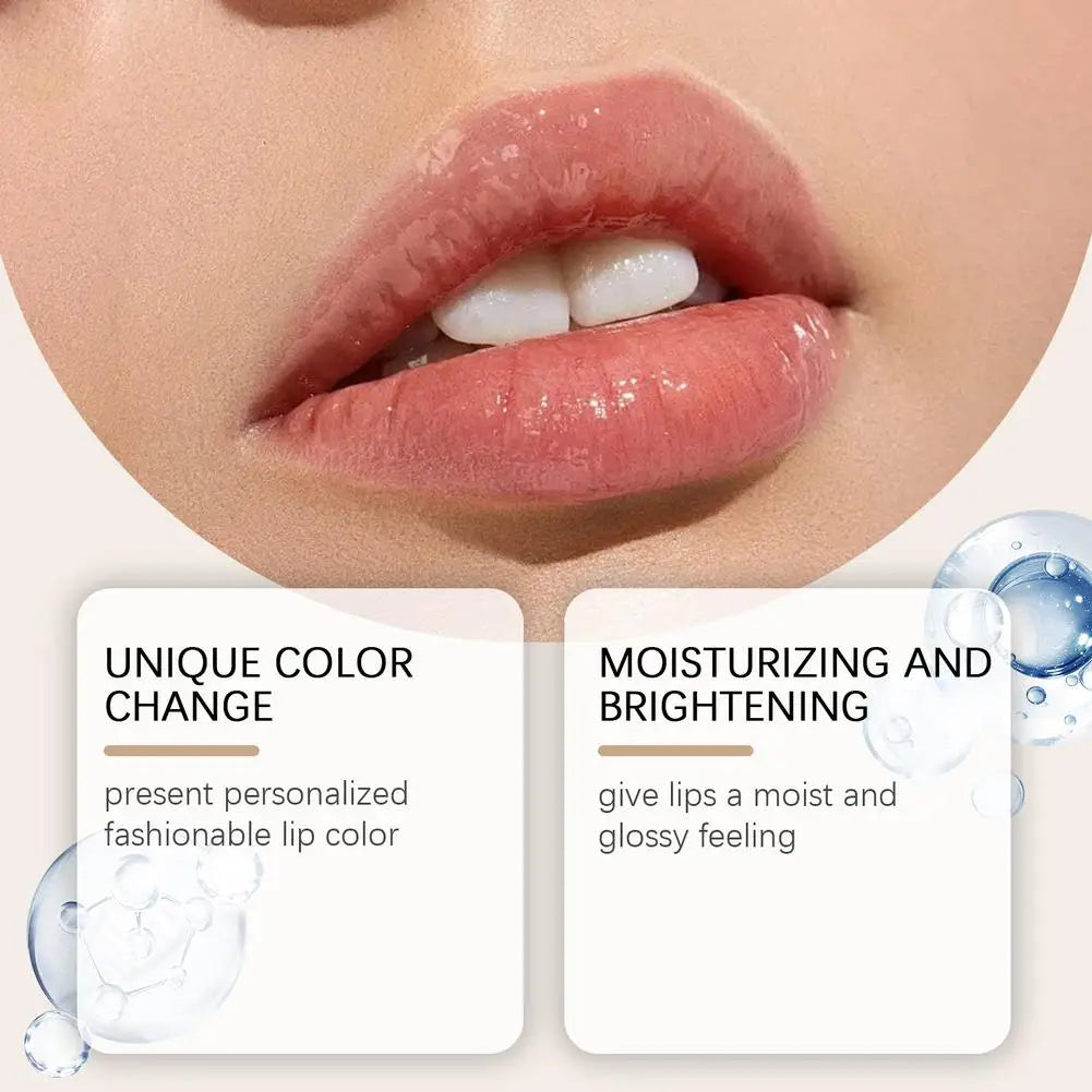 Color Changing Lipstick | 24H Moisturizing Glossy Lip Gloss Color Changing Lipstick Zpaxo