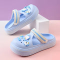 EVA Soft Sole Platform Clogs Closed-toe Slip-on Beach Shoes Hollow