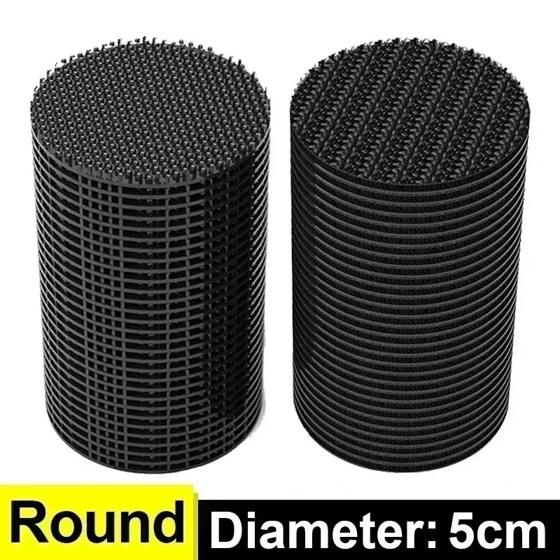 Carpet Fixing Stickers 100/2pcs Double High Adhesive Car Fixed Patches Non-slip Mat Home Floor Foot Mats Non-slip Grip Tapes New Zpaxo 10pcs-Round