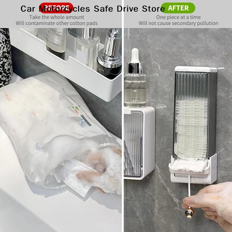 Automatic Cosmetic Cotton Box Easy Installation Dustproof Makeup