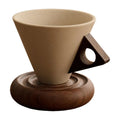 Coffee Cups Ceramic Tapered Retro Mug Cup Family Friends Birthdays