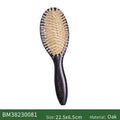 BOOMSLIFE Custom Name Boar Bristle Hair Brush Mix Nylon USA Oak Wood Black Color Handle Hairbrush Women Scalp Massage Hair Comb Zpaxo boar brush China Mainland
