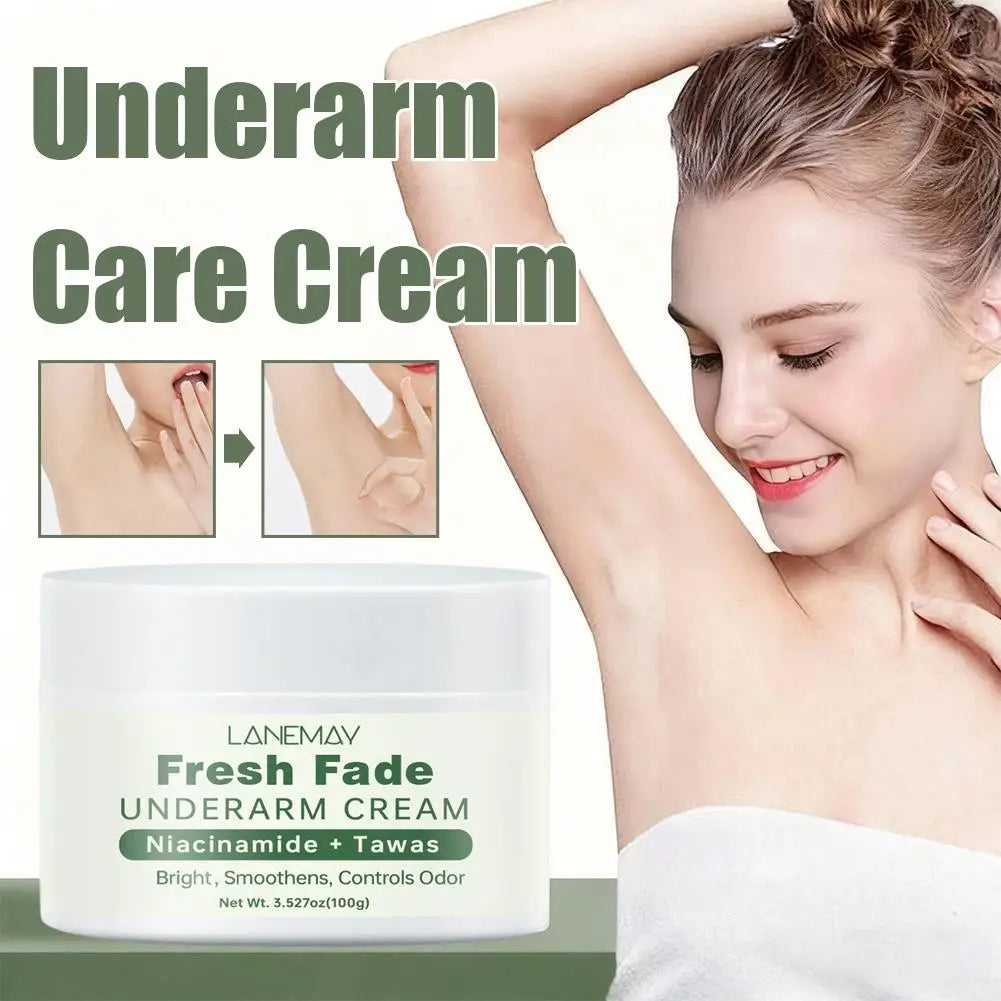 Fresh Fade UNDERARMCREAM Cream Niacinamide Brightens,Smoothens,Controls Odor Underarm Skin Care Moisturizing Body Lotion 100g Zpaxo