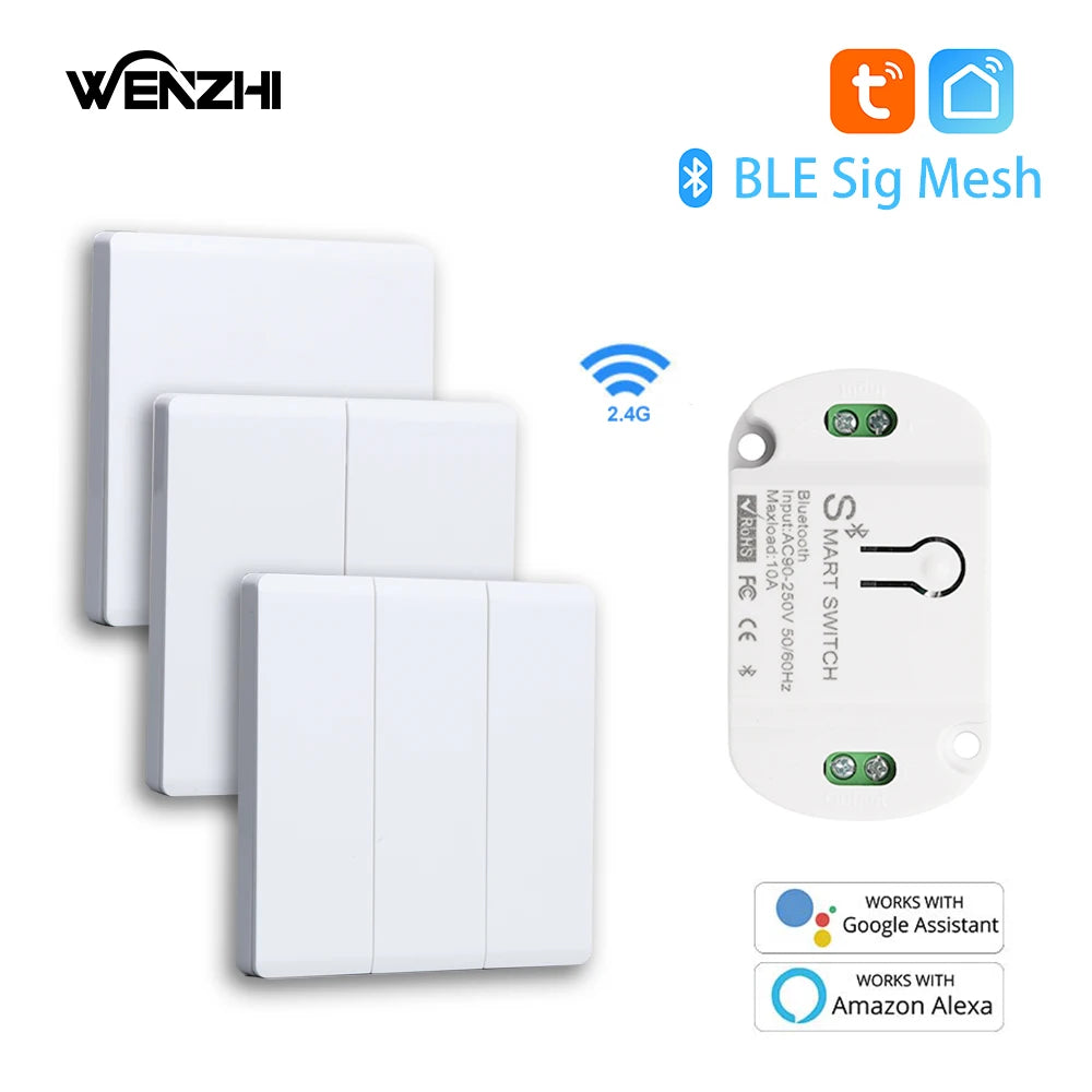 BLuetooth/BLE Switch Module Relay For Light LAMP On/Off 2.4G Wireless Remote Control Tuya Smart Life Timer DIY Home Automation Zpaxo