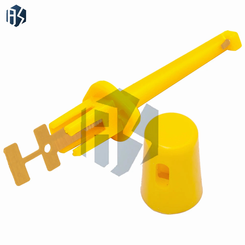 10Pcs Small IC Grabber Clips: Mini Test Hooks – Round Crocodile Probes for Electronics Testing & Debugging Zpaxo