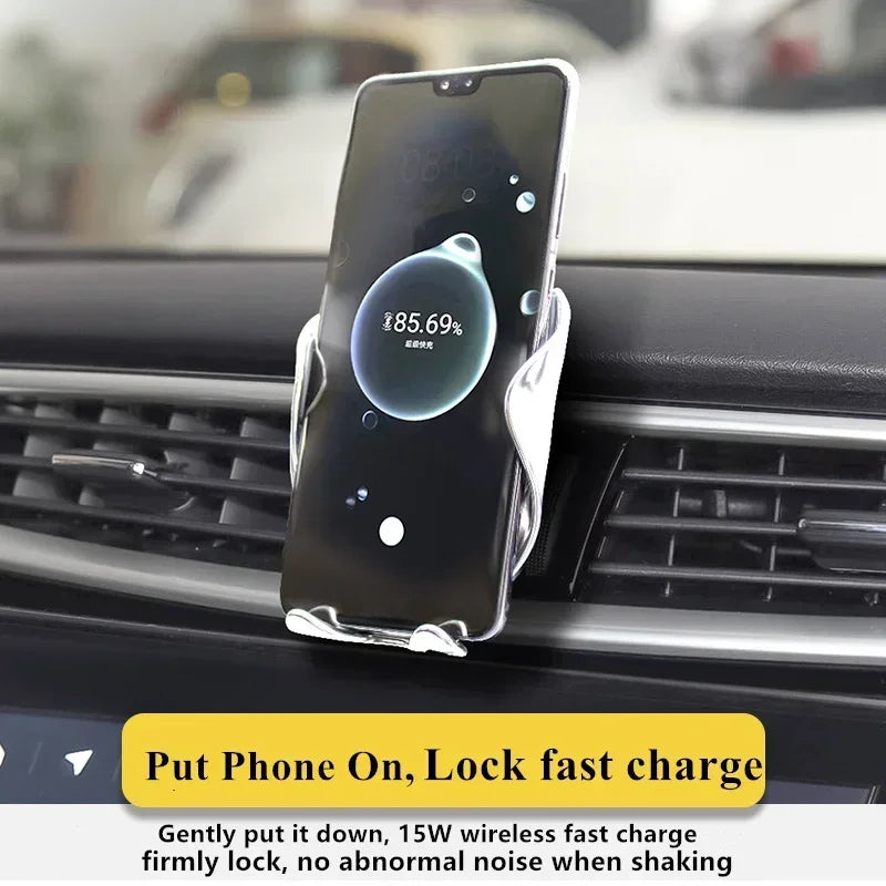 2015-2021 For Nissan Murano Mobile Phone Holder Wireless Charger Car Mount Navigation Bracket GPS Support 360 Rotating Zpaxo