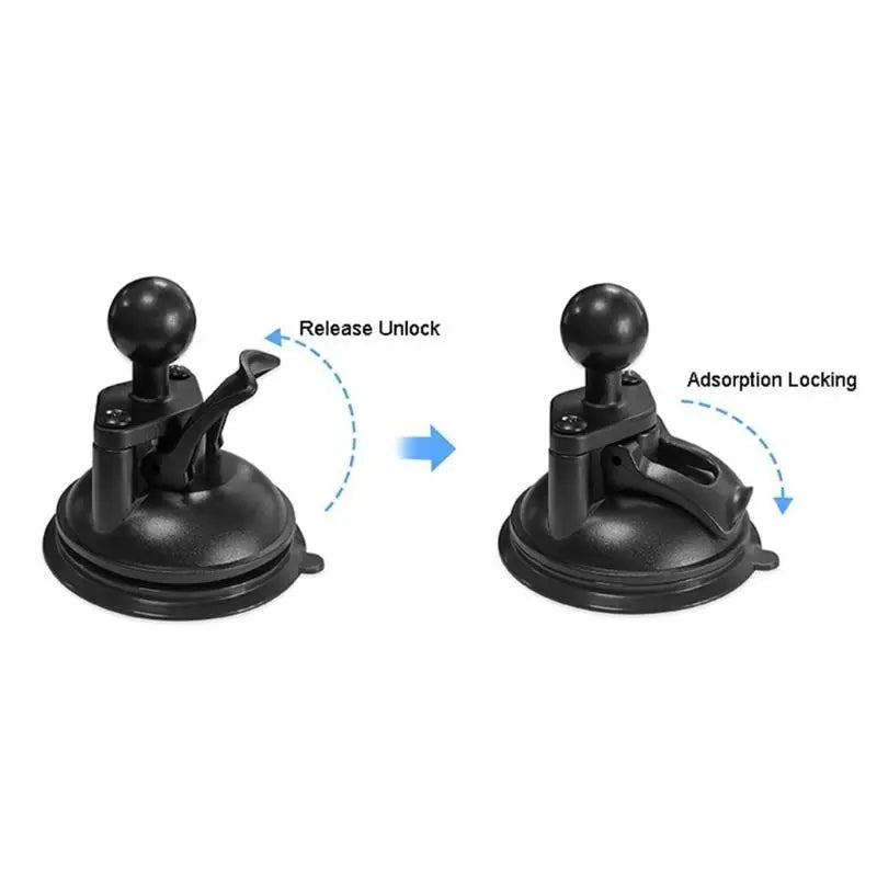 652F Twist Lock Suction Cup Base with Ball for Nonporous Surfaces Great Compatibility Suction Cup Base Holder Zpaxo