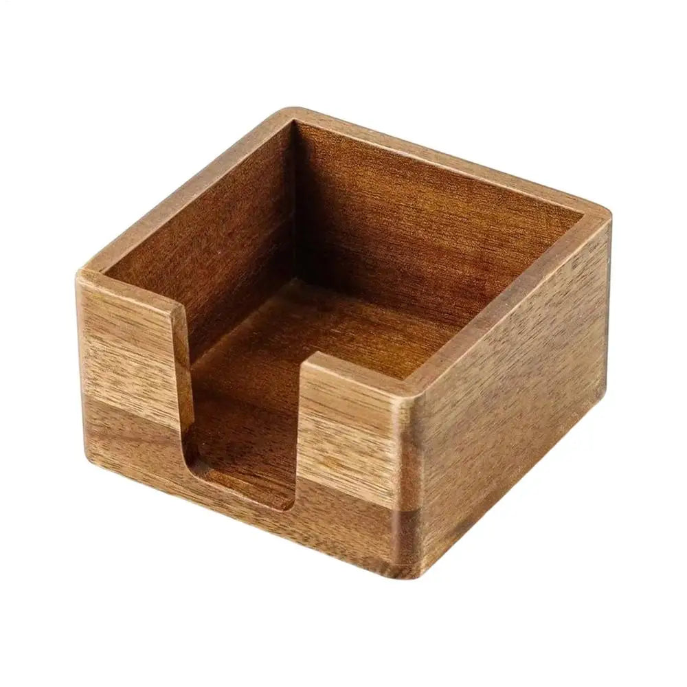 Sticky Note Holder 9 5x9 Wooden Non-slip Pads Notes Dispenser Office