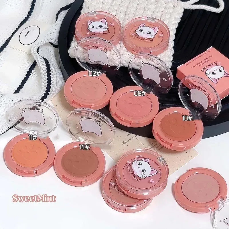 Three Dimensional Relief Blush Natural Tender Delicate Makeup Peach