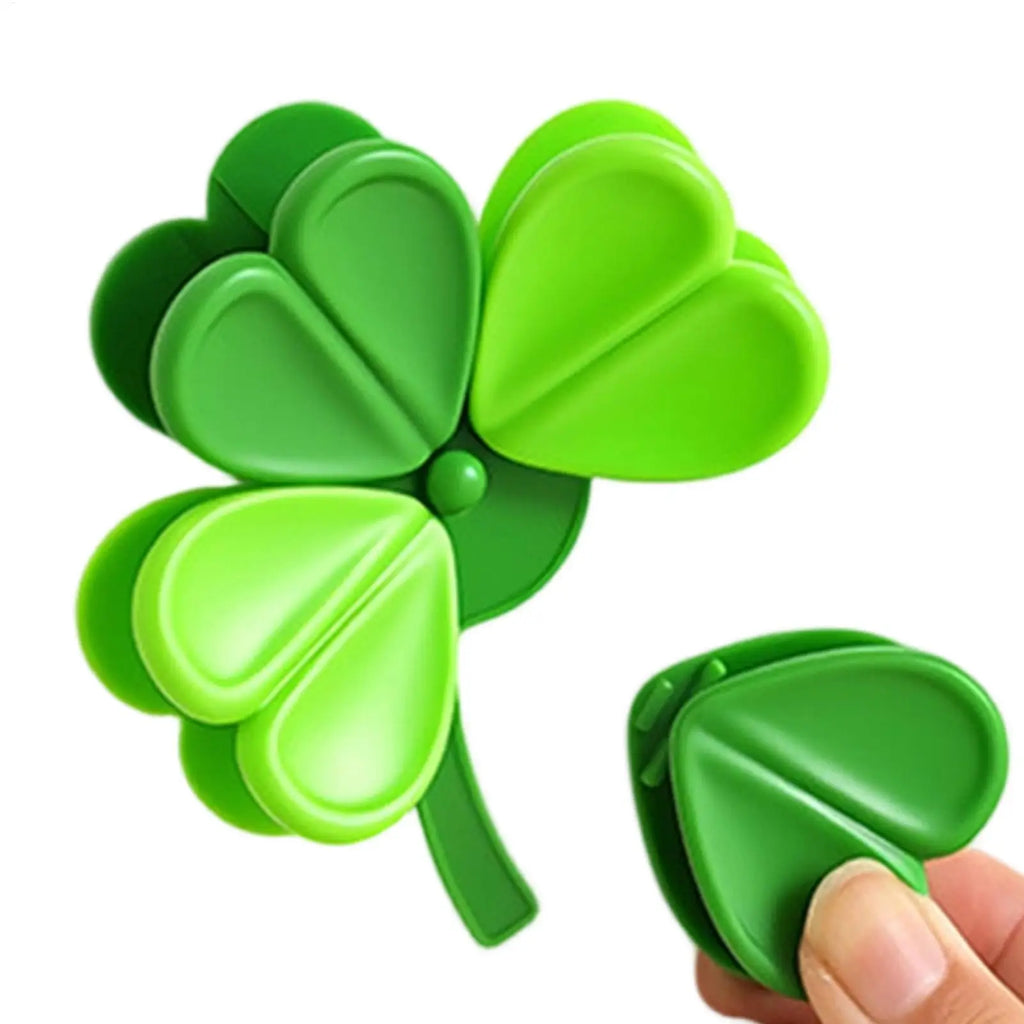Four-leaves Clover Magnetic Food Bag Clips Reusable Kitchen Sealer