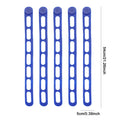 54cm Reusable Silicone Elastic Band Lid Straps for Pot Lid Holder Lunch Box Strap Elastic Bands Outdoor Tableware Storage Tools Zpaxo Blue 2PCS