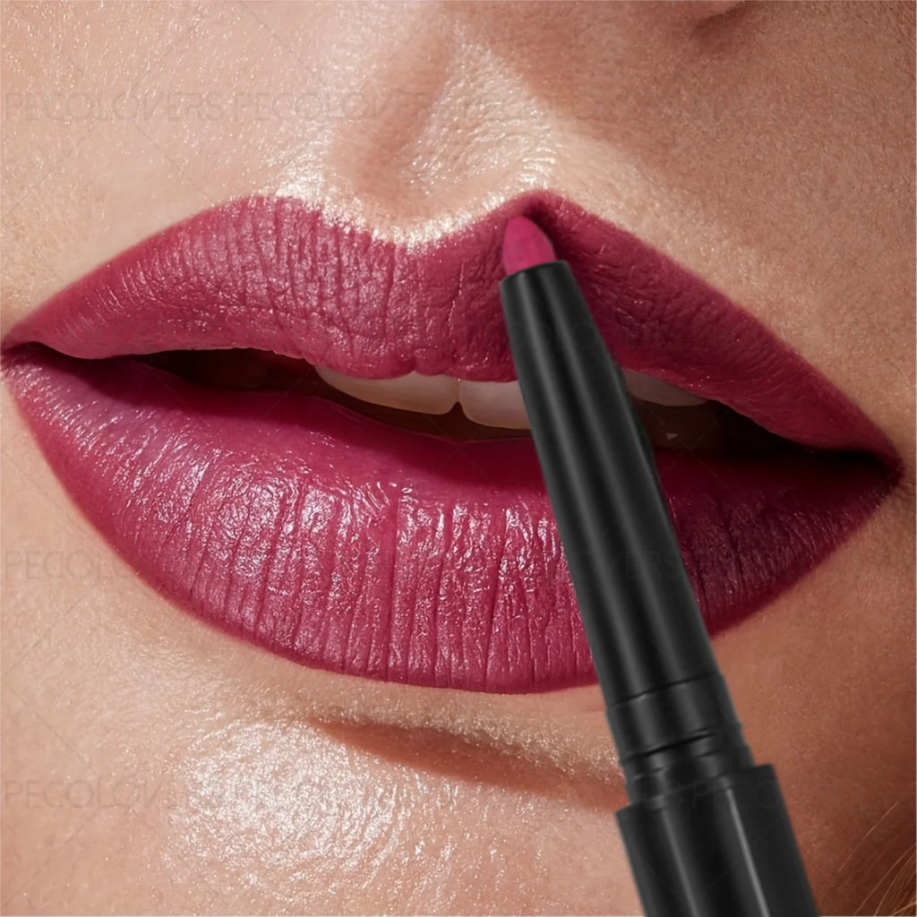Matte Lip Liner Pencil Long Lasting Non-stripping Smooth Lipstick All