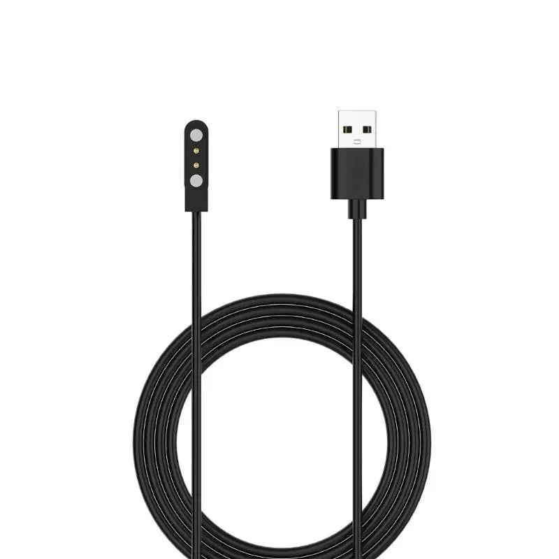 652F 2 Pin Smartwatch Dock USB Charging Cable for Kieslect Watch K10 K11 Zpaxo 100cm CN