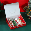 Christmas Mini Candle Set – 12 Festive Wax Figures