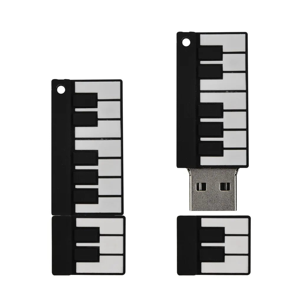 Cartoon Piano Key Flash Drive 64GB Memory Stick USB 64GB2 0 Pen Zpaxo 64 GB