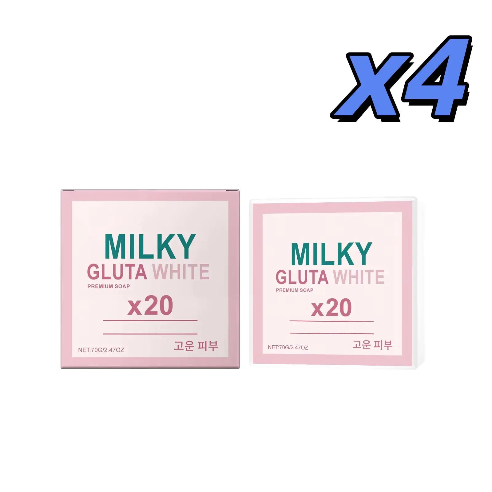 Milk Moisturizing Brightening Soap – Dark Spot & Oil Control Moisturizing Body Soap Zpaxo 4 x 70g boxed