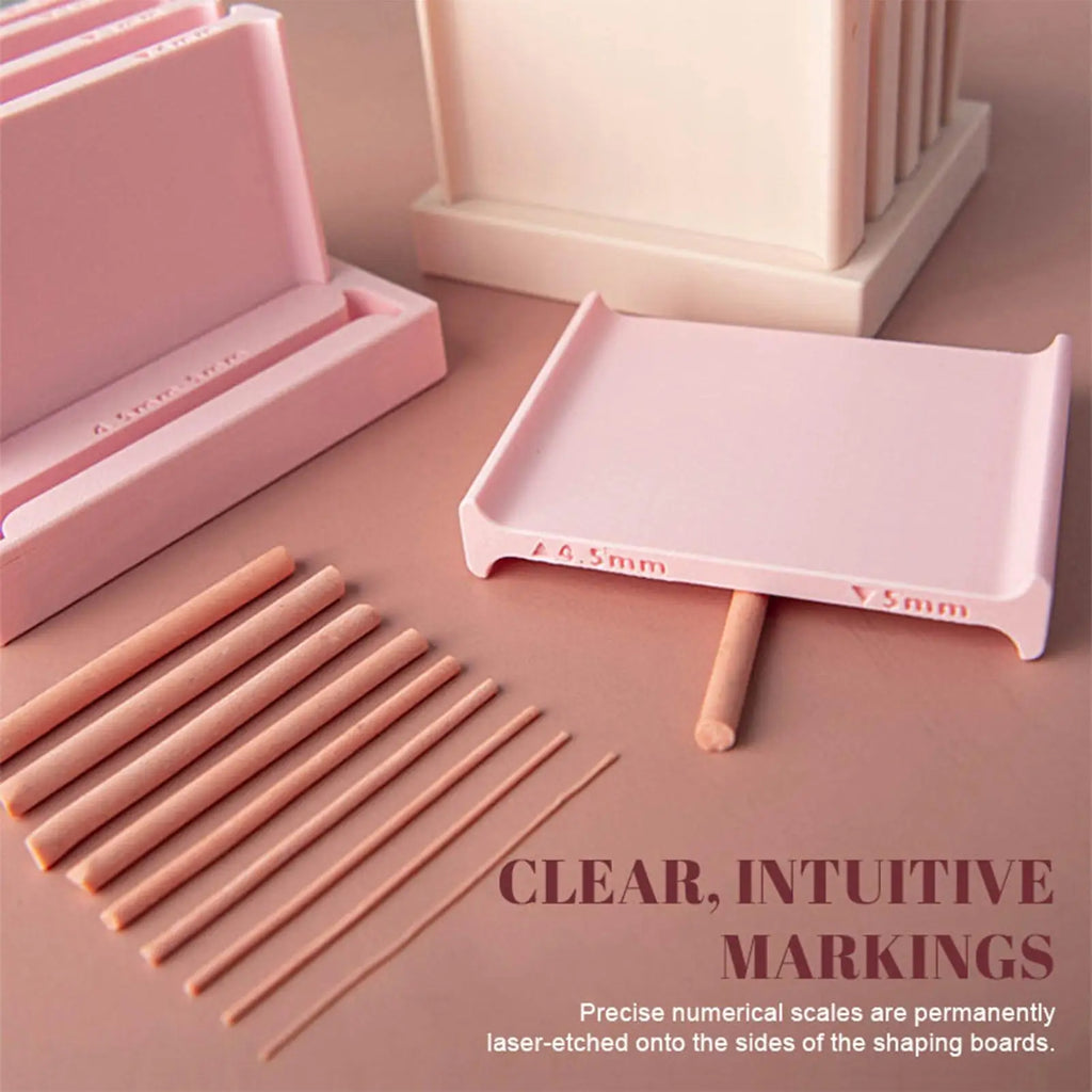 Precision Clay Strip Thickness Roller 5 Sizes Uniform Pottery Rolling
