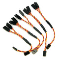 3Pin RC Servo Splitter Cable 1 Male 2 Female JR Futaba Y Harness