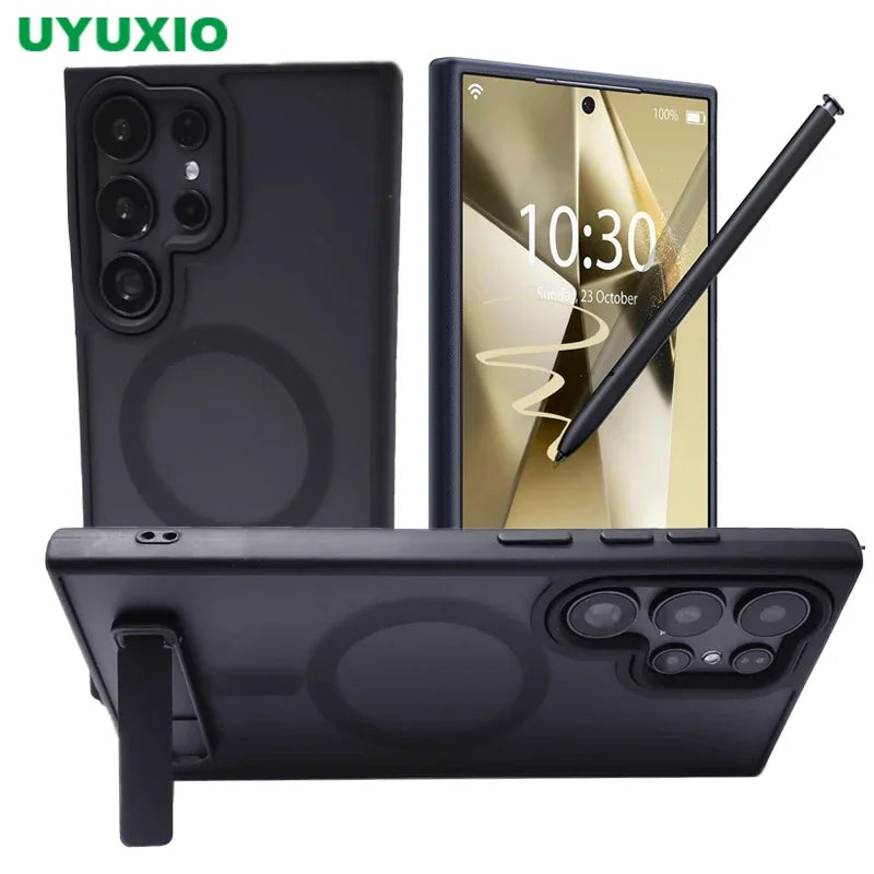 UYUXIO Magnetic Mobile Phone Case Kickstand Samsung Galaxy S26 S25
