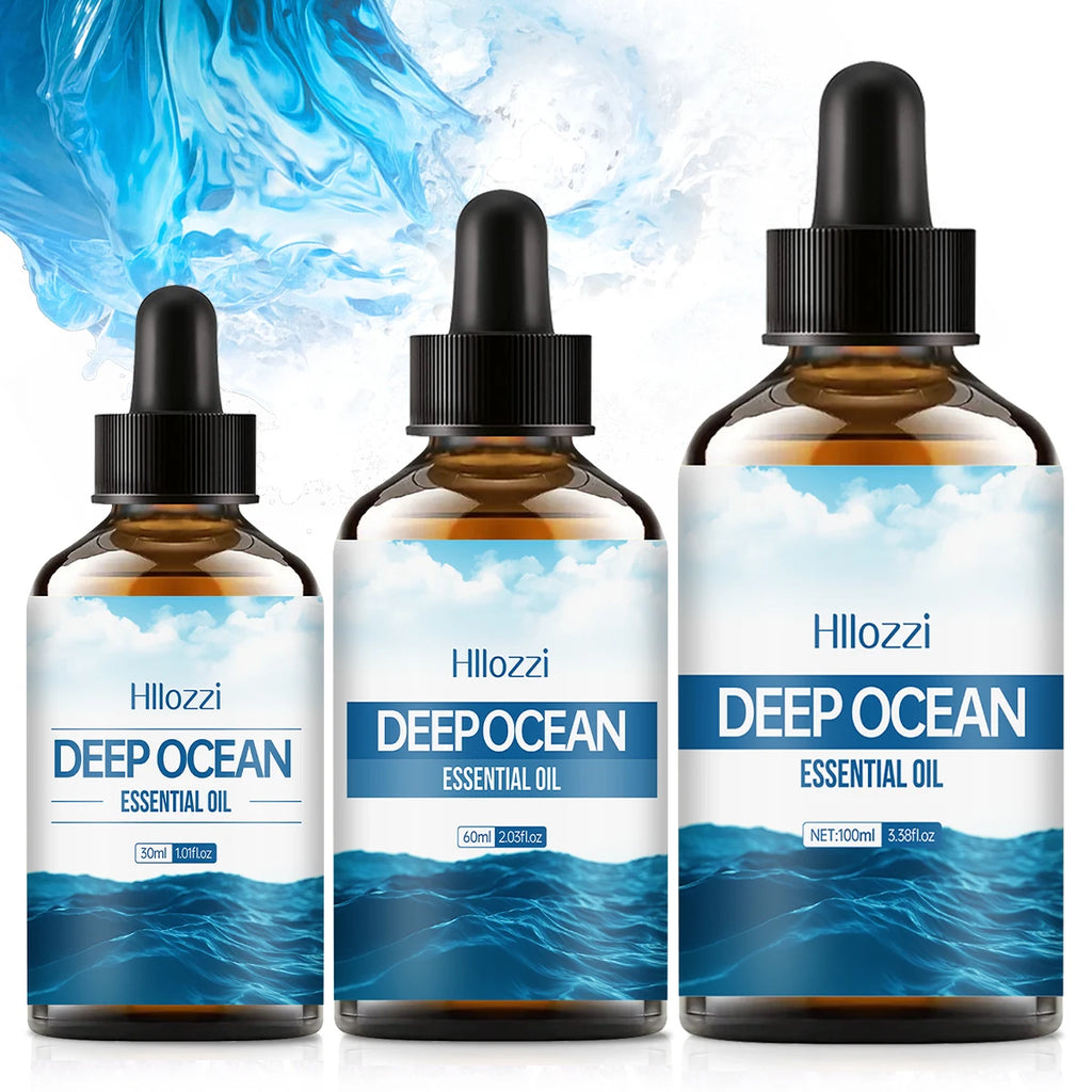 DEEP OCEAN ESSENTIAL OIL a high-quality moisturizing nourishing massage oil with a refreshing scent, suitable for all skin types Zpaxo