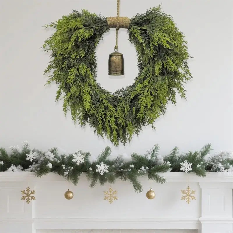 Plastic Heart Garlands Christmas Party Decors Indoors Outdoor