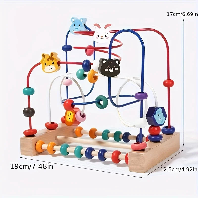 Toys Infants Puzzles Wrapped Beads Toddlers Figure Out Learn About
