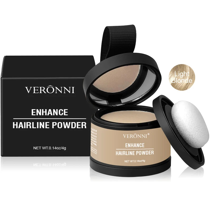 Fluffy Hairline Powder Concealer Temporary Hair Fibers black Hair Root Cover Up Gray Coverage Hairline Shadow Powder Instantly Zpaxo 10-Light Blonde