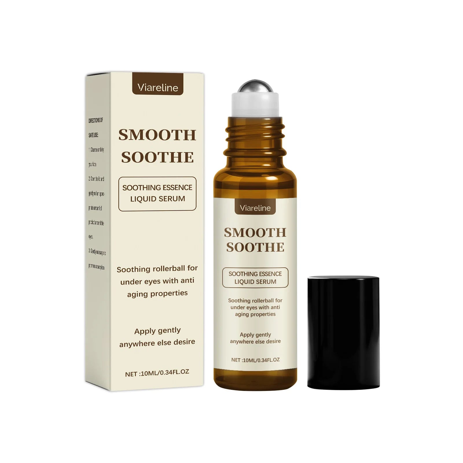 Anti-Wrinkle Eye Serum Ball Remove Dark Circles Eye Bags Puffiness Repair Lift Firm Moisturize Nourish Massage Eyes Care Roll-On Zpaxo 10ml boxed